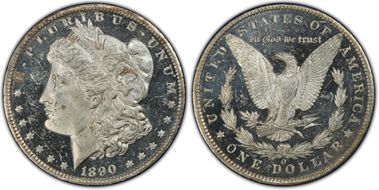 1890-O $1 MS64DMPL