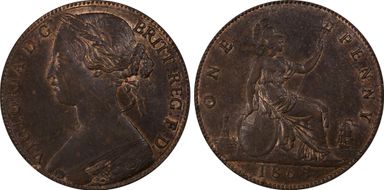 1865 1D S-3954 MS62BN