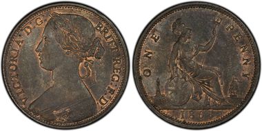 1865 1D S-3954 MS62BN