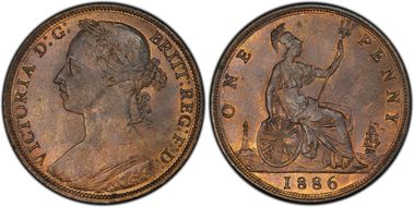 1886 1D S-3954 MS64RB
