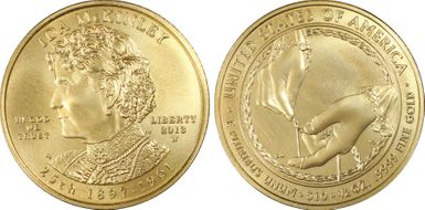 2013-W $10 Ida McKinley MS70