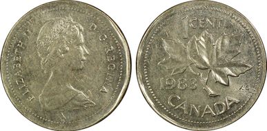 1983 1C Far Beads MS63BN