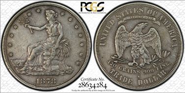 1878-S T$1 Trade VF35