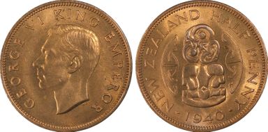 1940 1/2D KM-12 MS65RD