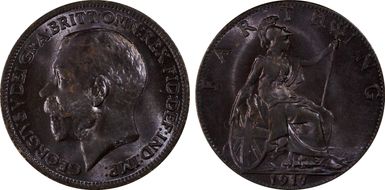 1917 1/4D S-4059 Blackened finish MS64