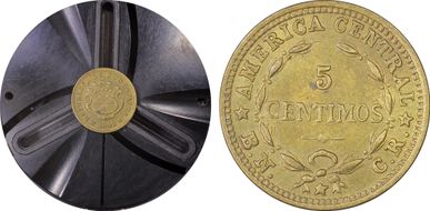 1942-BN CR 5C KM-179 Brass MS62