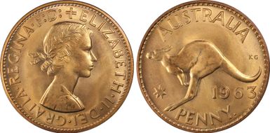 1963 Y. (p) 1D PR65RD