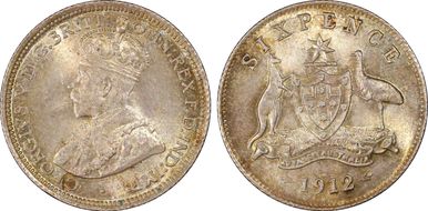 1912 6D MS65