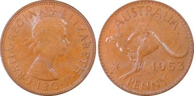 1953 A. (p) 1D MS64BN