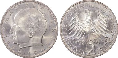 1958-F 2 Mk Planck MS65+