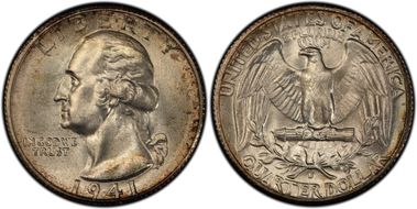 1941-S 25C MS67+