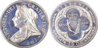 1901 48D KM-X11 Silver Fantasy PR65CAM