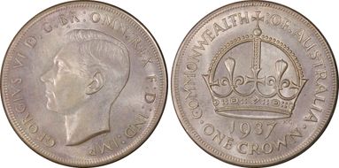 1937 Crown KM-34  Ag MS63