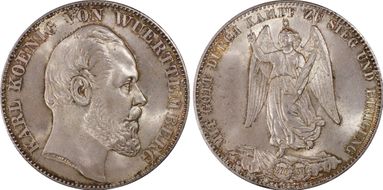 1871 Thaler D-962  Victory KM-620  Ag MS66