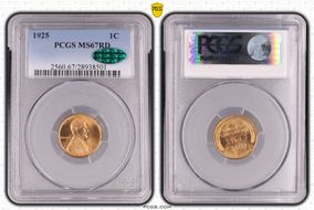1925 1C MS67RD