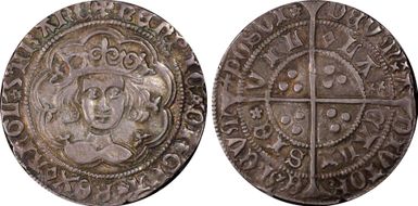(1430-31) Groat S-1859 Calais AU53
