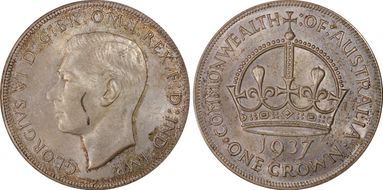 1937 Crown KM-34  Ag MS63