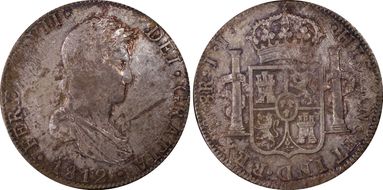 1812-Mo JJ/HJ 8 R Calico-1321 AU58
