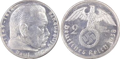 1938-G 2 Mk J-366 MS62+