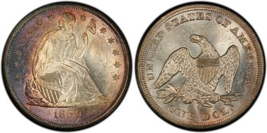 1859-O $1 MS61