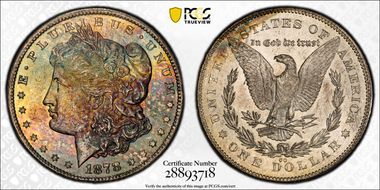 1878-CC $1 MS64+
