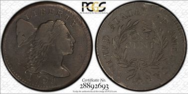 1795 1C Plain Edge VF30BN