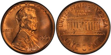 1960 1C Large Date MS67RD