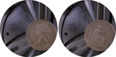 1862 1/4D S-3958 Small 8 XF40BN