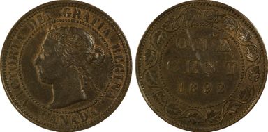 1892 1C AU58BN