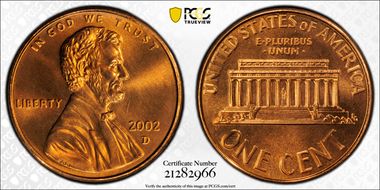 2002-D 1C MS69RD