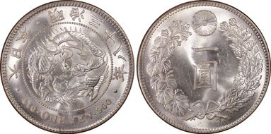 (1905) M38 1 Yen JNDA 01-10A MS64