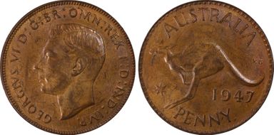 1947 Y. (p) 1D MS63BN