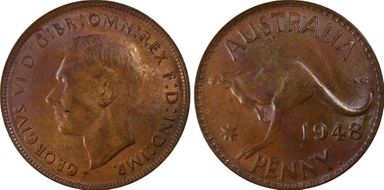 1948 Y. (p) 1D MS63BN