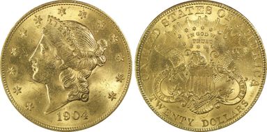 1904 $20 MS63