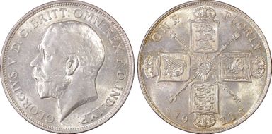 1911 Florin S-4012 AU58