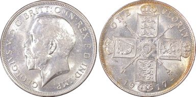 1917 Florin S-4012 AU58