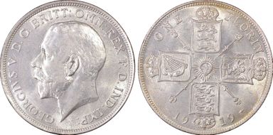 1919 Florin S-4012 AU58
