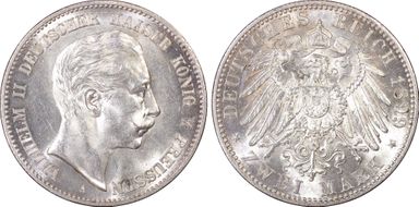 1899-A 2 Mk J-102 MS63