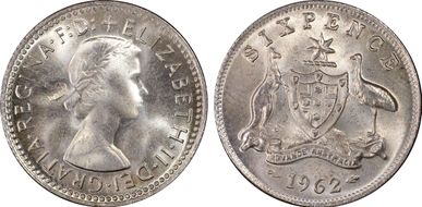 1962(m) 6D KM-58  Ag MS66