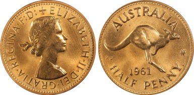 1961 Y. (p) 1/2D PR65RD