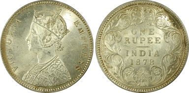 1878(C) Rupee SW-6.37 MS63