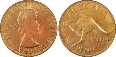1964 Y. (p) 1D MS64RB