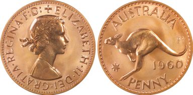 1960 Y. (p) 1D PR67RD