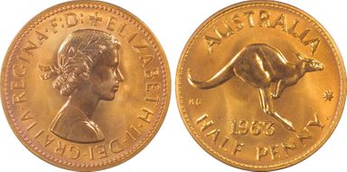 1963 Y. (p) 1/2D PR67RD
