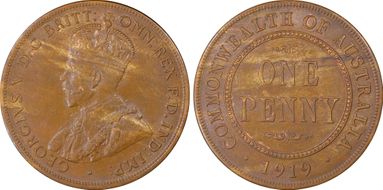 1919 (m) 1D No dots MS62BN