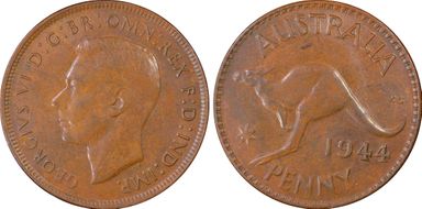 1944 Y. (p) 1D MS63BN