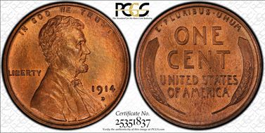 1914-D 1C MS65RB