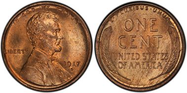 1917-D 1C MS66RD