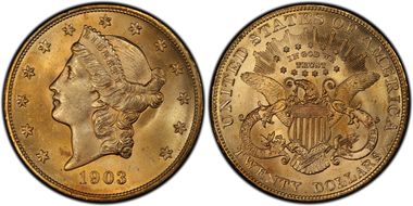 1903 $20 MS65+