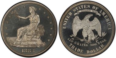 1883 T$1 Trade PR65CAM